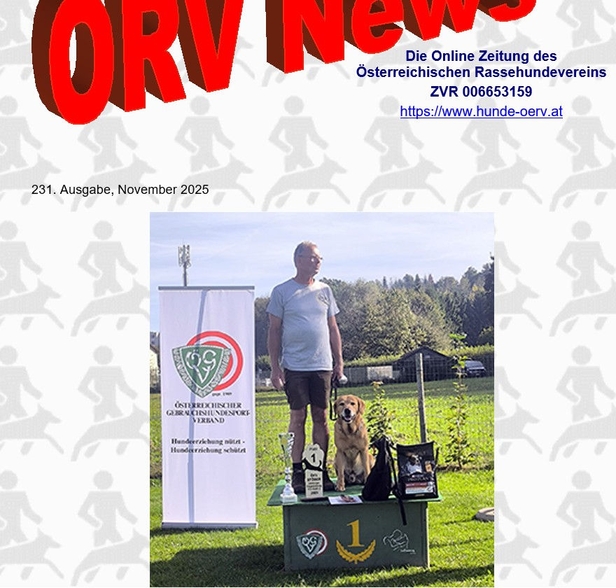 ÖRV-November Ausgabe