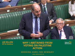 Lee Dillon speaking in the House of Commons Chamber