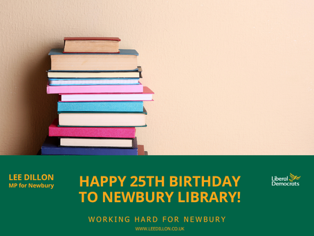 Happy 25th Birthday to Newbury Library!