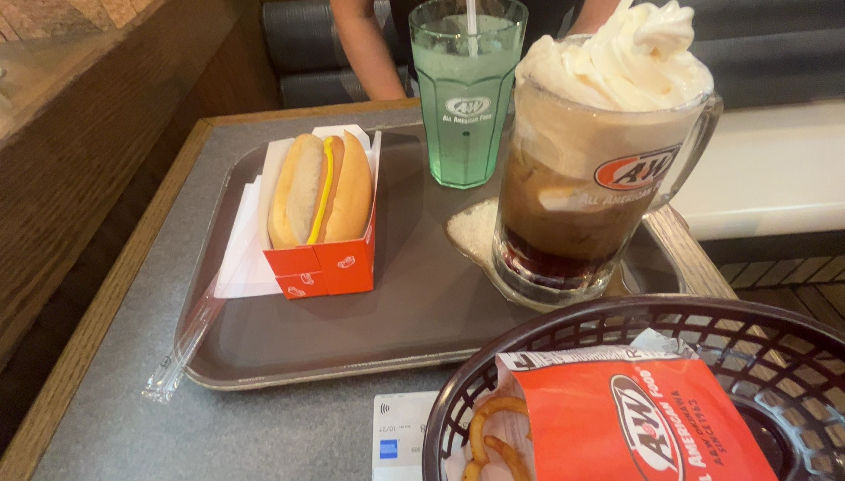 Slade and Tara's Food at A&W