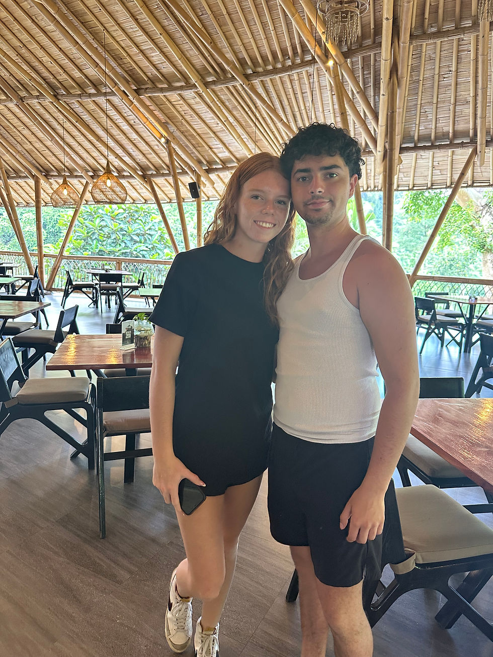 Slade And Tara In The Restaurant At The Waterfall