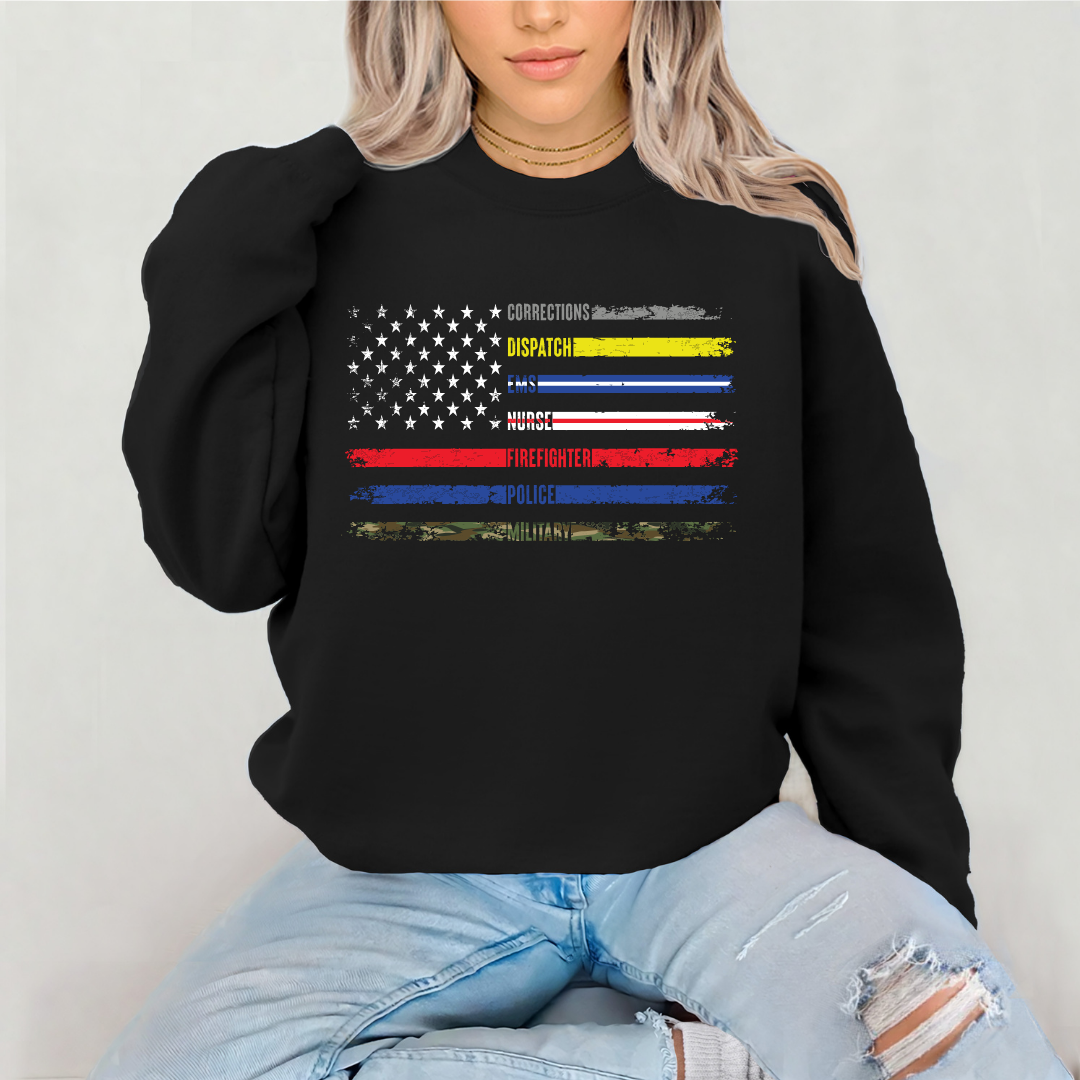 First Responder American Flag