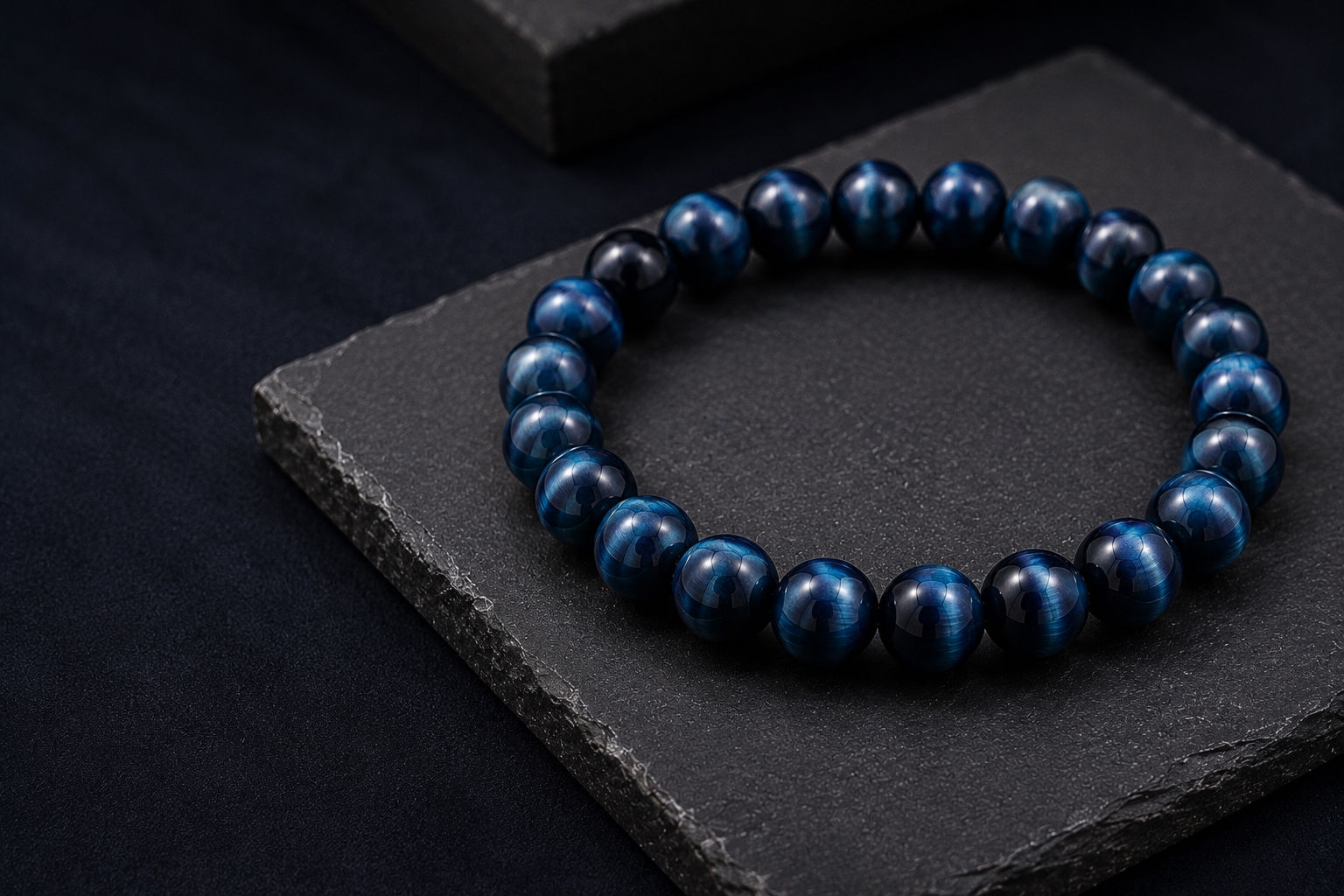 Blue Tigers Eye Bracelet