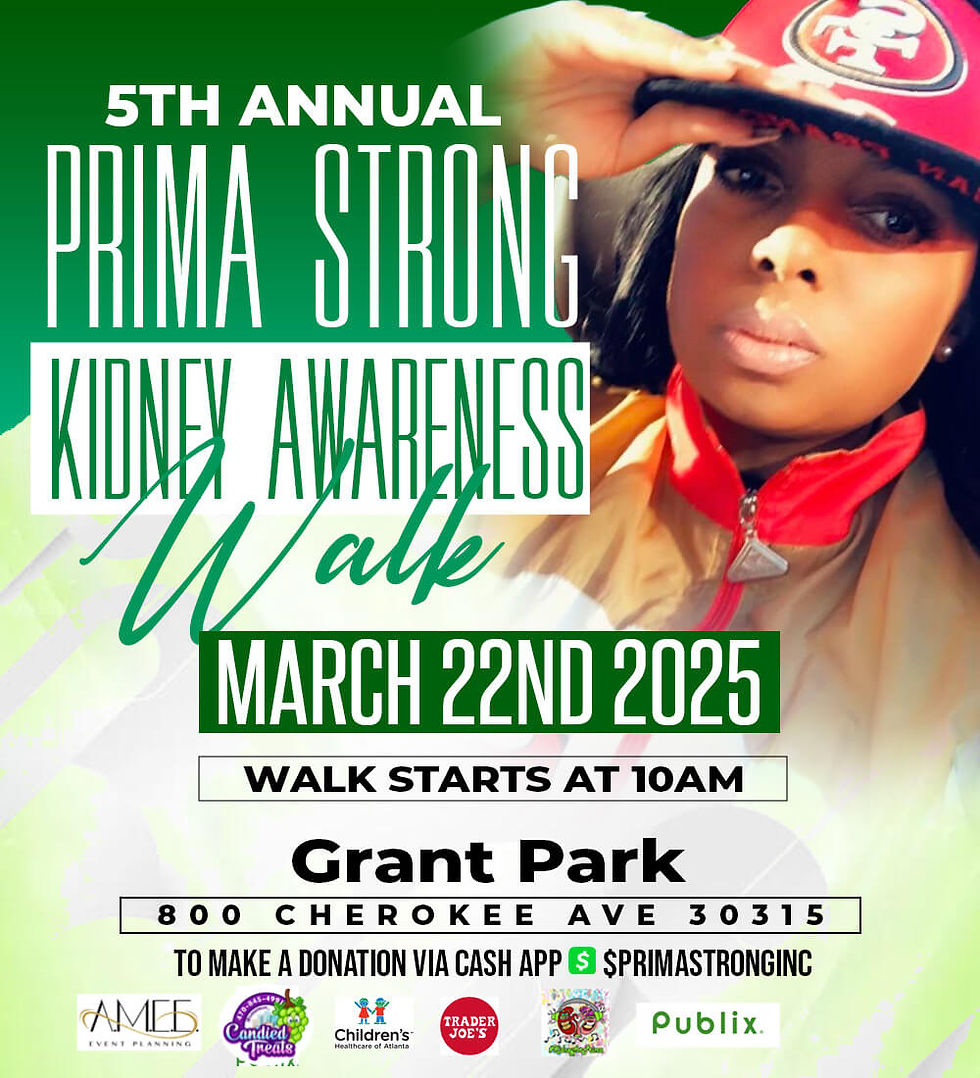 5th Annual Prima Strong Kidney Awareness Walk