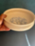 Thumbnail: Handmade Ceramic Porcelain Blue Banana Leaves Bowl
