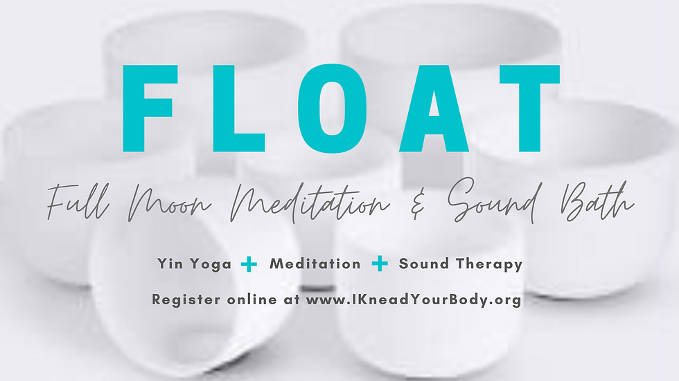 FLOAT - Full Moon Meditation & Sound Bath