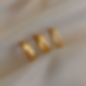 18K gold plated stacking ring UK tarnish free