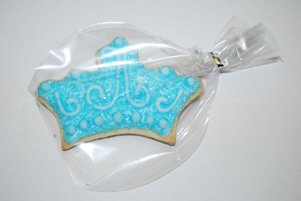 Sugared Crown Sugar Cookies