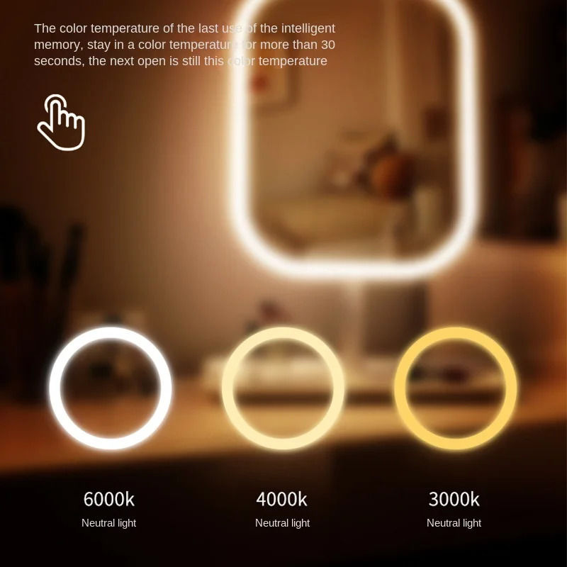 Thumbnail: LED Vanity Mirror with Touch Control