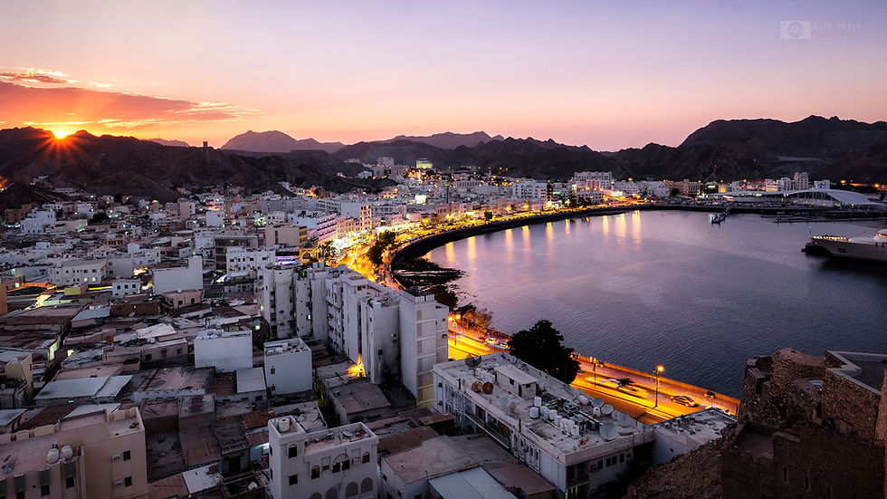 Sunset in Muscat, Oman