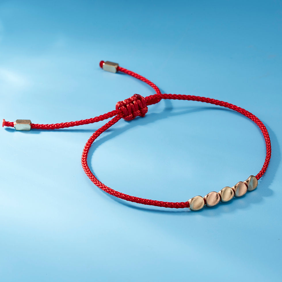 Thumbnail: Fashion Simple Lucky Knot Red Rope Bracelets for Women Men Handmade String Adjus