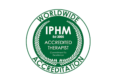 IPHM Accredited Therapist logo for my story