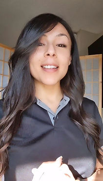 A young Hispanic woman home renovation sales representative smiling pleasantly
