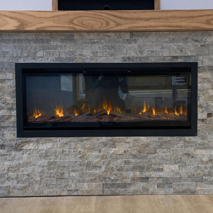 digital fireplace wall