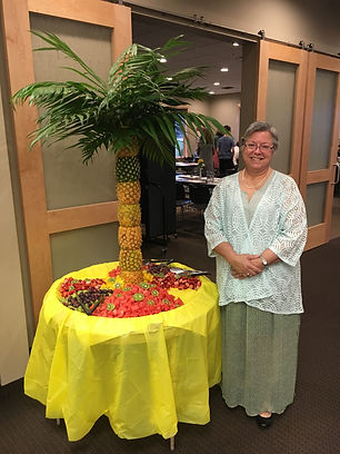 Easter Breakfast Pineapple Fruit Plate.j