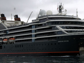 Leaving Reykjavik on Seabourn Venture