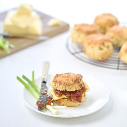 Thumbnail: Spring Onion & Cheese Savoury Scone