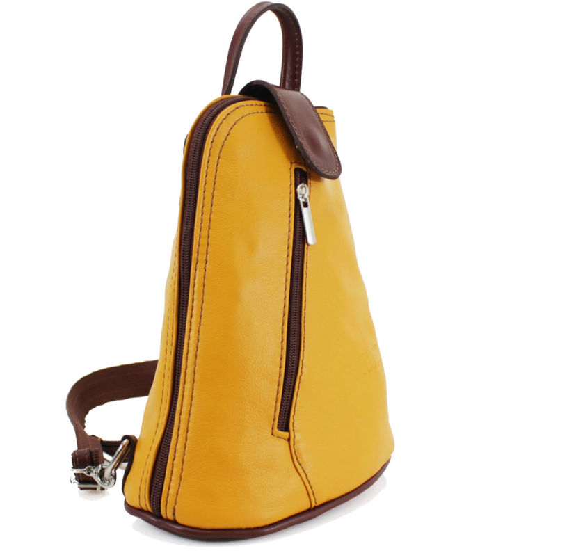 Thumbnail: Mini Backpack - White & Tan
