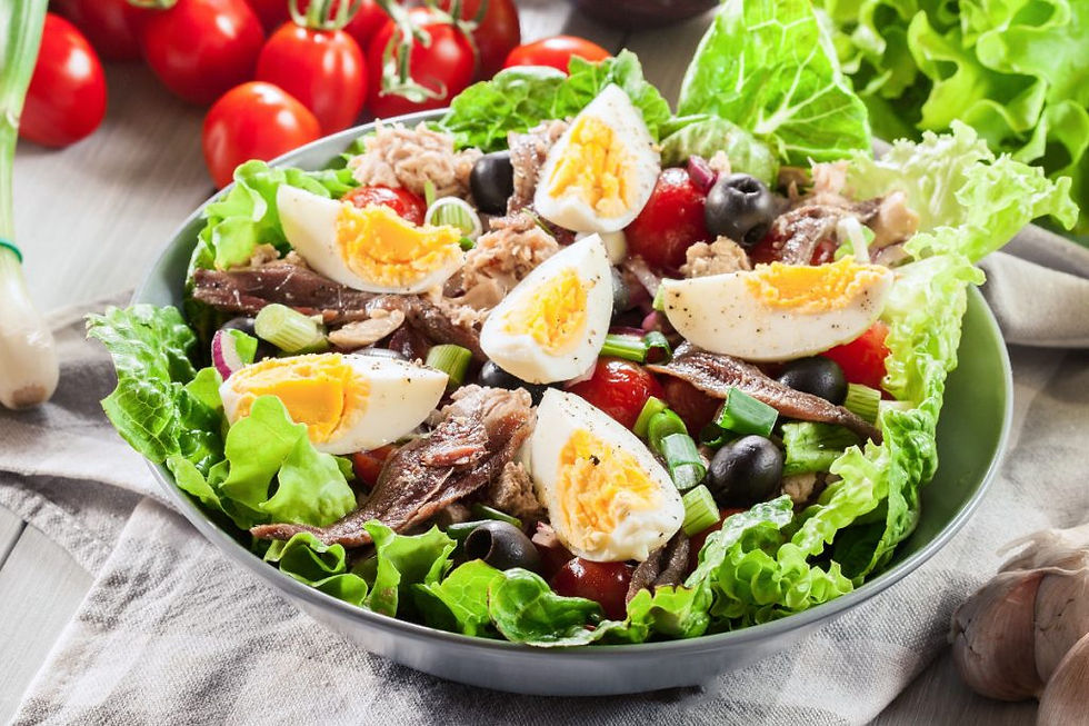 Popular French Salad- Salad Nicoise- Photo Source Snippets of Paris