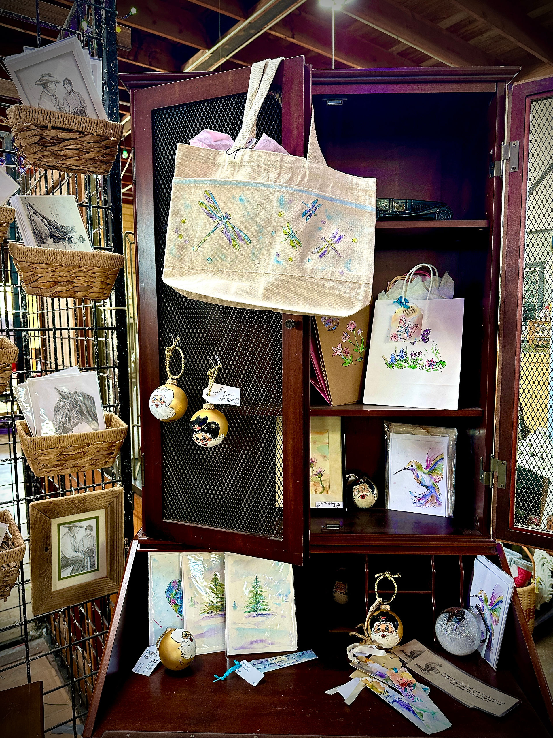 Artisan Booth Inside The Florence Marketplace TEXAS