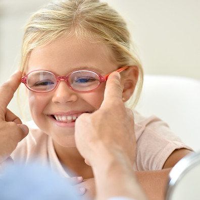 Perscription Glasses myopia child eye exam Optometrist