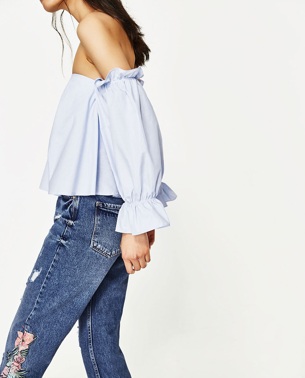 Thumbnail: Off Shoulder Woven Top