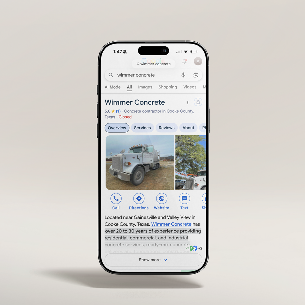 GOOGLE BUSINESS PROFILE