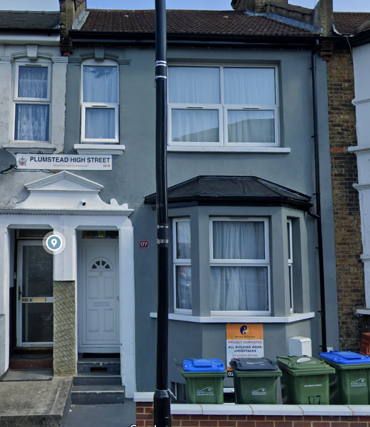 William's birthplace, 177 High Street, Plumstead.