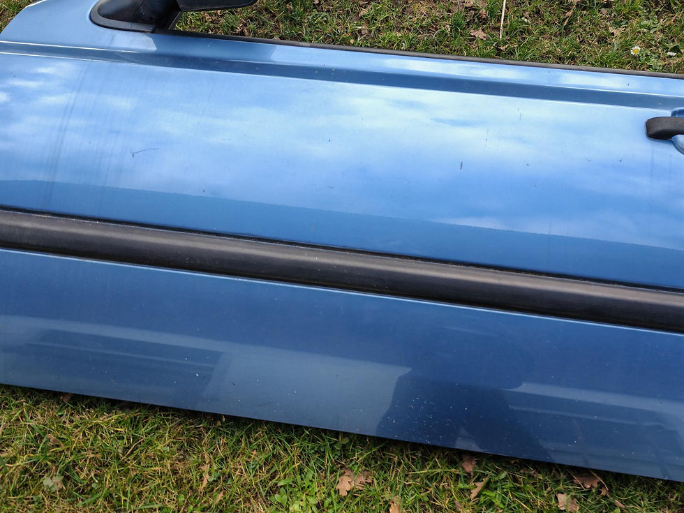 Miniaturbild: GOLF 3 TÜR TÜRE FAHRERSEITE BLAU LB5T STAHLBLAU 3-TÜRER FAHRERTÜRE