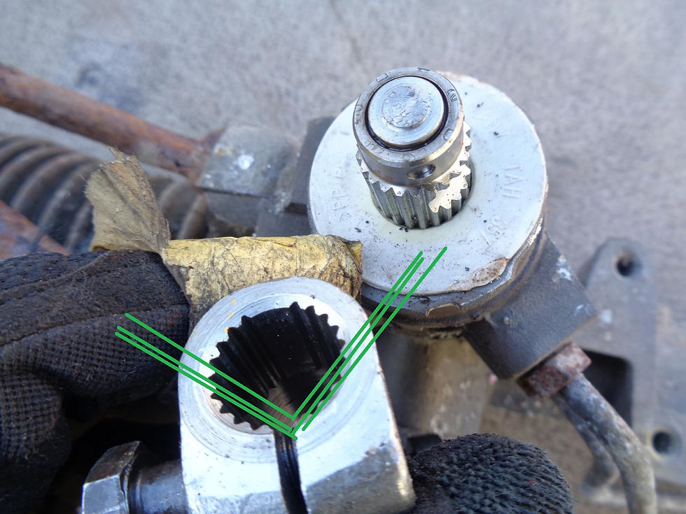 Miniaturbild: KREUZGELENK ZF LENKGETRIEBE 1H0419955 GOLF 2 3 VENTO VR6 GTI