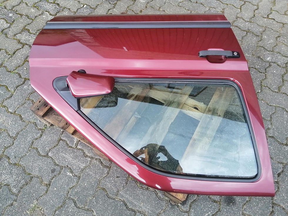 Miniaturbild: TÜRE TÜR GOLF 3 VENTO VORNE RECHTS BEIFAHRERSEITE ROT LC3T