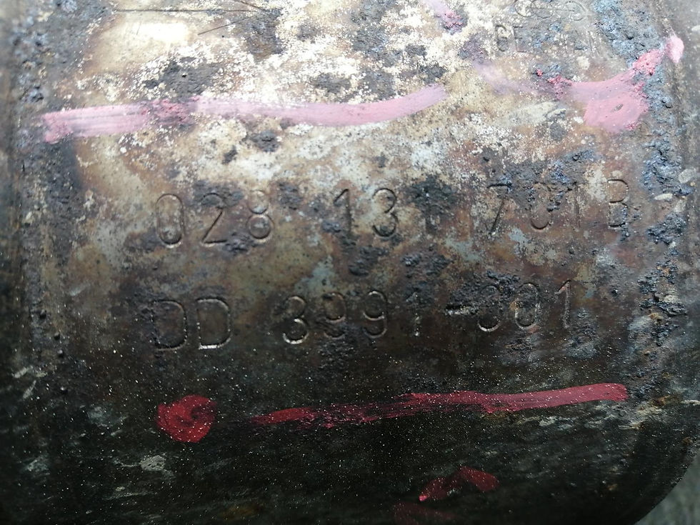 Miniaturbild: KAT GOLF 3 VENTO TDI 90PS MIT KATALYSATOR 028131701 B