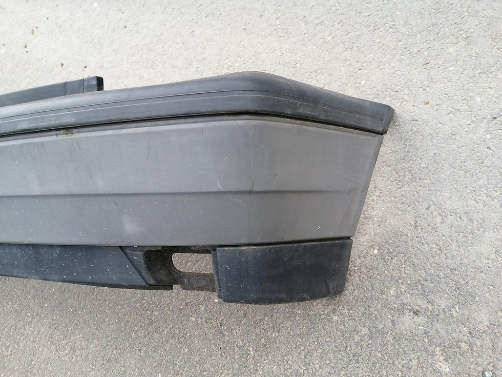 Miniaturbild: GOLF 3 STOßSTANGE HINTEN BEHÖRDEN SELTEN GRAU SCHWARZ GT SPEZIAL