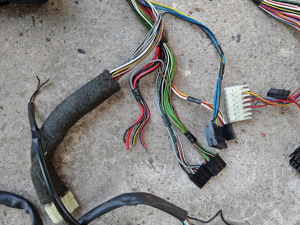Miniaturbild: GOLF 2 KABELBAUM INNEN ALTE ZE INNENRAUM STECKER LEITUNGEN