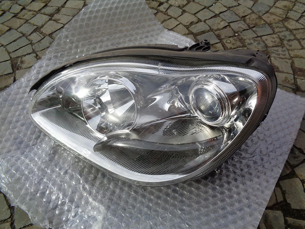 Miniaturbild: MERCEDES BENZ W220 FL HALOGEN SCHWEINWERFER LINKS ORIGINAL S320