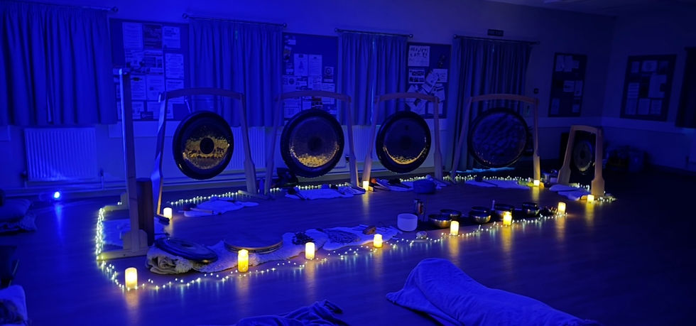 Gong Bath Lechlade, the pavilion 