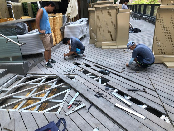 遮打大廈 Decking
