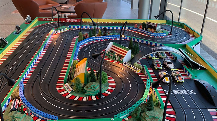 Giant Scalextric Track