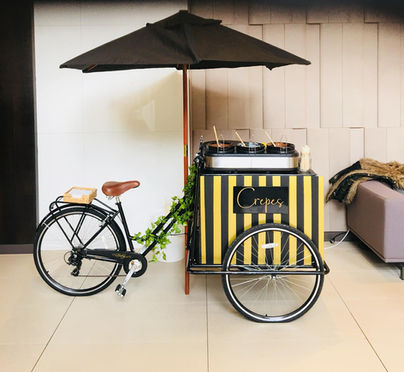 Vintage Crepe Tricycle Hire service for events
