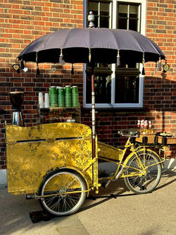 Premium Gold Coffee Bike Hire