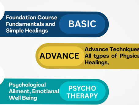 What is Basic, Advance and Psychotherapy  Courses in Pranic Healing