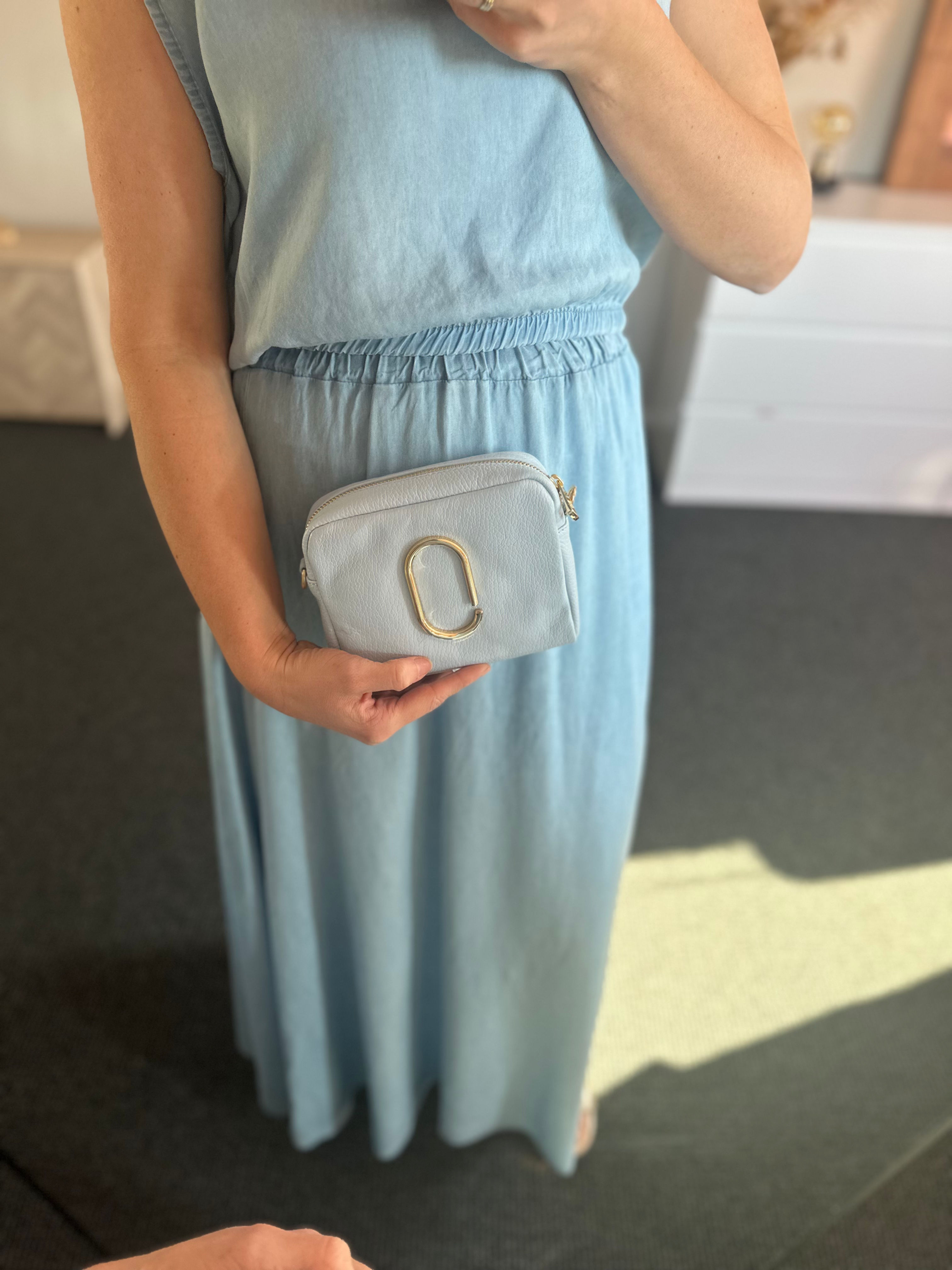 Tas - blauw/goud
