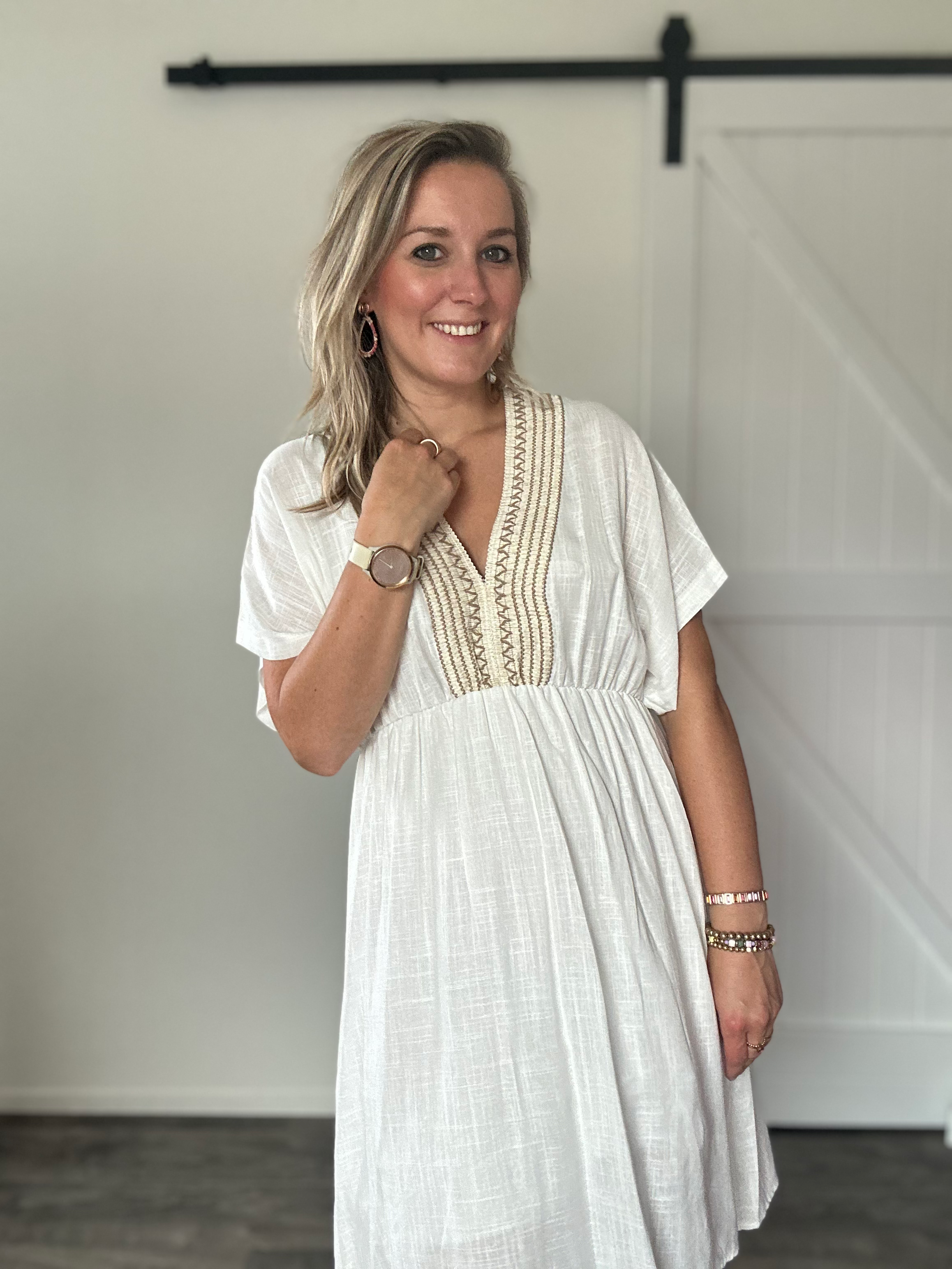 Jurk ‘Denise’ - wit