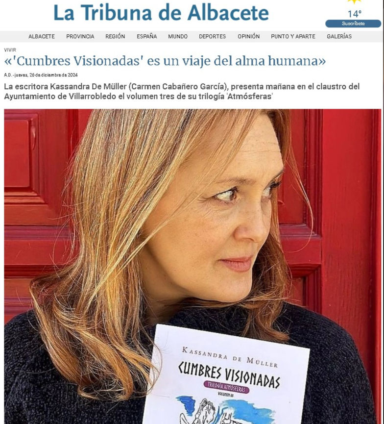 «'Cumbres Visionadas' es un viaje del alma humana»