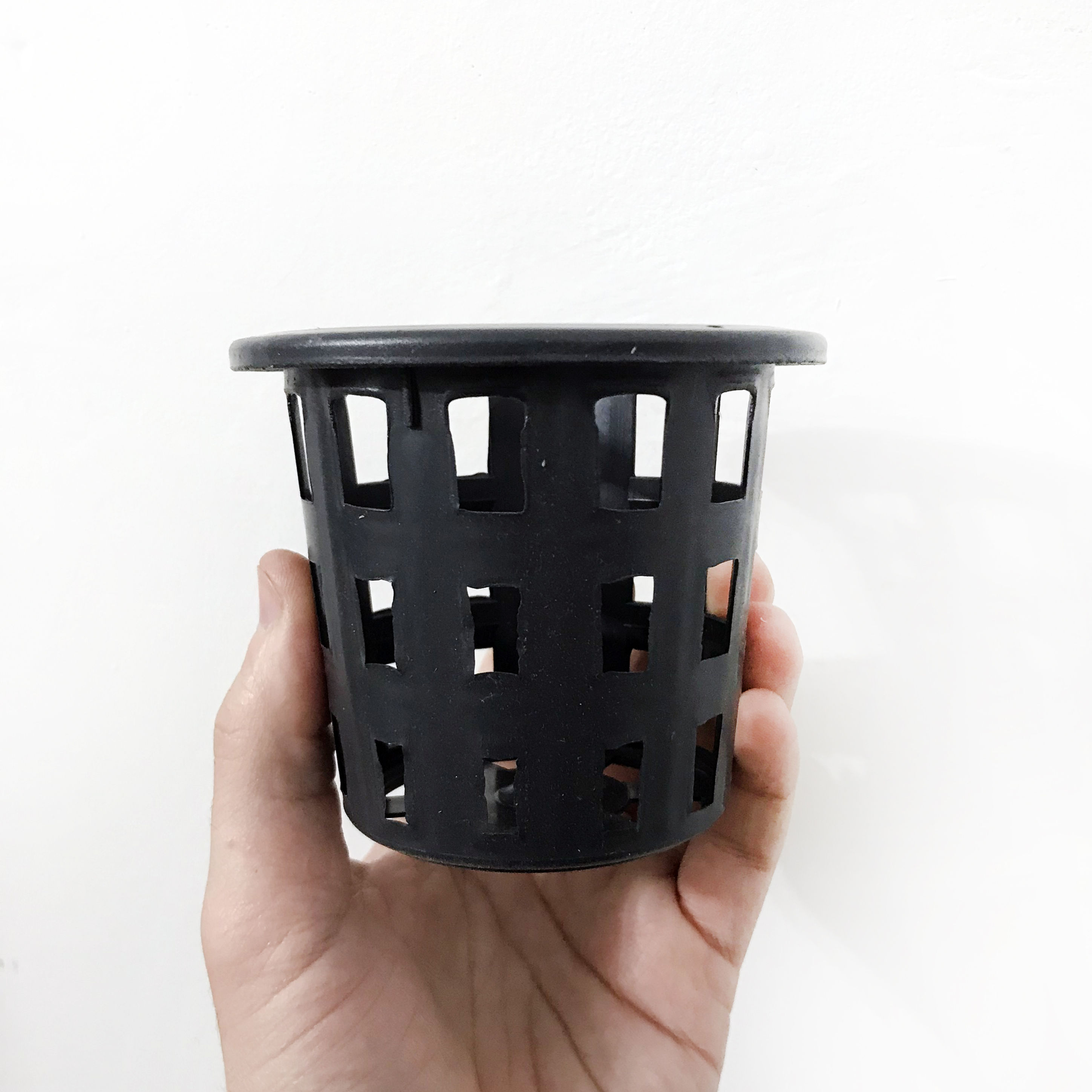 Vaso net pot preto (8,5cm)