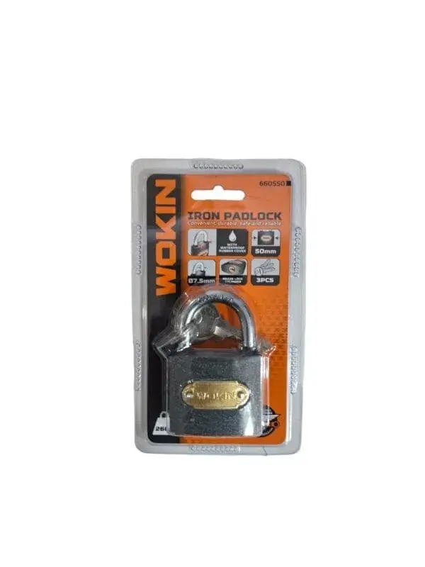 Candado WOKIN de seguridad 50 mm con 3 llaves