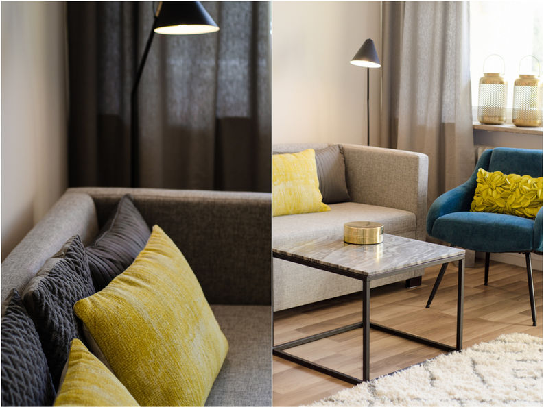 Wohnzimmer_05_senfgelb_türkis_Marmor_grau_TraumRaum_Sonja_Vogt_München_Inneneinrichtung_De