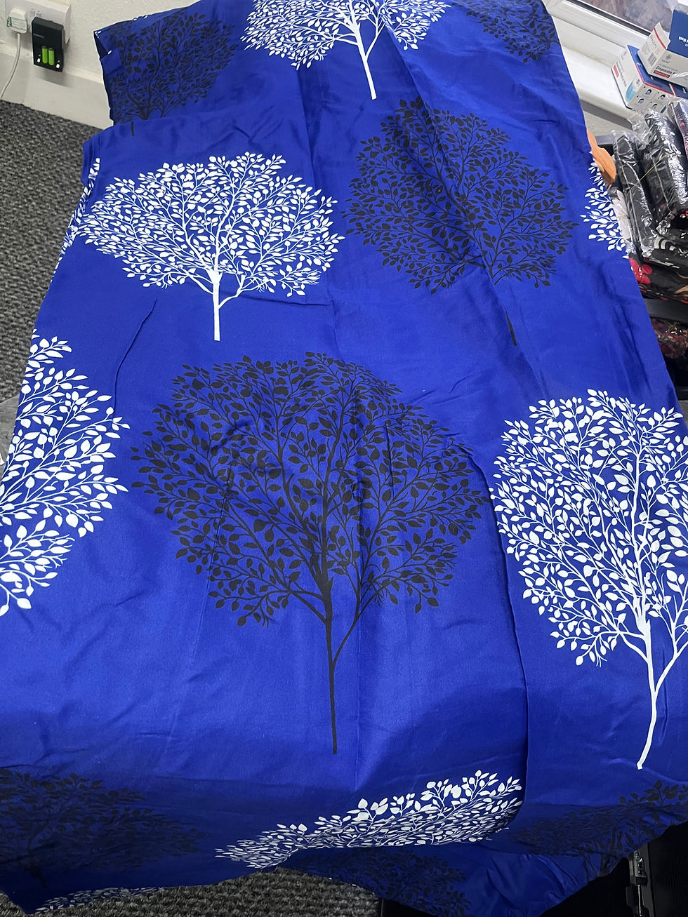 Thumbnail: Blue Tree Shape Bedding Set