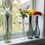 Thumbnail: IKEA LOVLIG 4-Piece Decorative Glass Vase