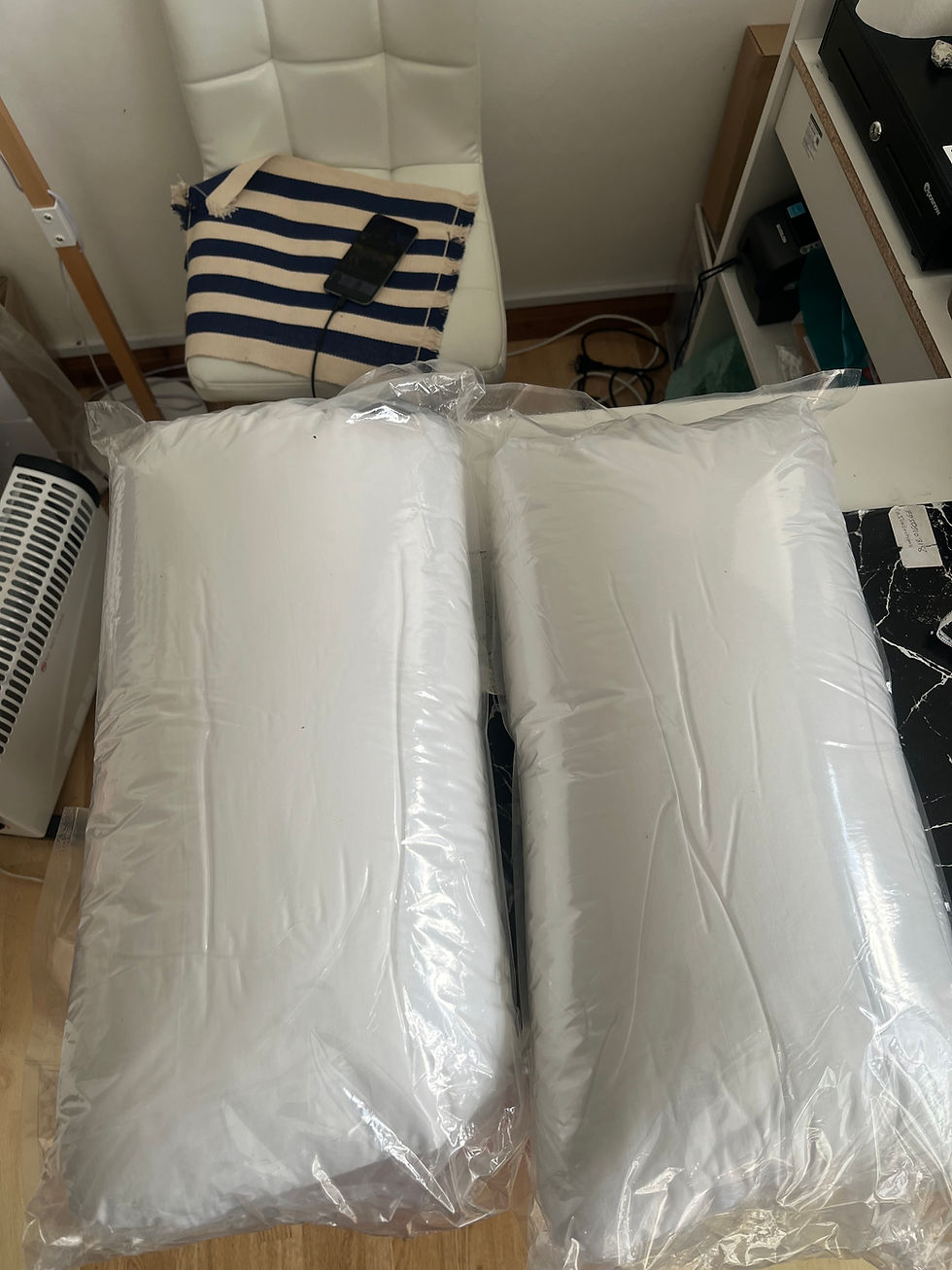 Thumbnail: IKEA White Cushion 2-Piece